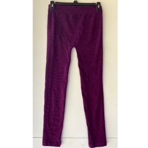 Just One | Purple Thick Leggings
